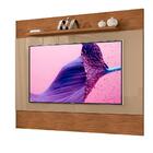 Painel Tv Sala 60 Polegadas Com Prateleira 158cm Champagne Ce