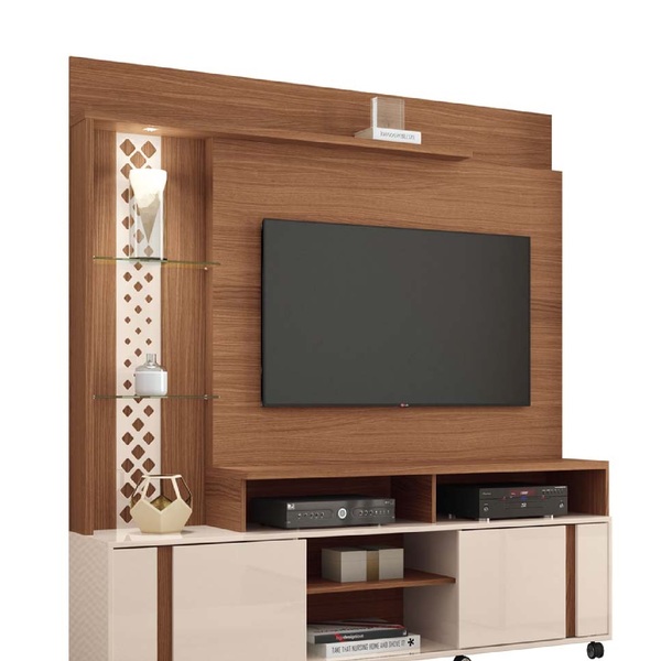 Painel Vanessa Nature Off White - Banana Bit