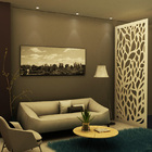 Painel Vazado Divisória Mdf Amazônia Branco - 1 20x2 40m