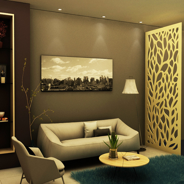 Painel Vazado Divisória Mdf Amazônia Crú - 1 80x2 60m