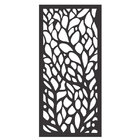 Painel Vazado Divisória Mdf Amazônia Preto - 0 60x2 40m