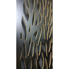 Painel Vazado Divisória Mdf Amazônia Preto - 0 90x2 70m