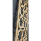 Painel Vazado Divisória Mdf Cairo Crú - 0 60x2 20m