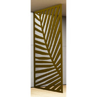 Painel Vazado Divisória Mdf Honolulu Crú - 0 60x2 70m