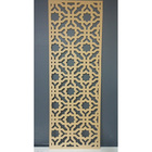 Painel Vazado Divisória Mdf Istambul Crú - 1 80x2 20m