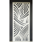 Painel Vazado Divisória Mdf Madagascar Branco - 0 90x2 60m