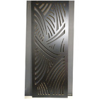 Painel Vazado Divisória Mdf Madagascar Preto - 1 20x2 40m