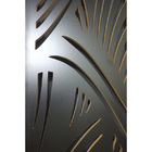 Painel Vazado Divisória Mdf Madagascar Preto - 1 80x2 40m