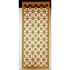 Painel Vazado Divisória Mdf Madrid Crú - 0 90x2 70m