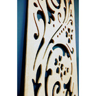 Painel Vazado Divisória Mdf Marselha Crú - 0 60x2 60m