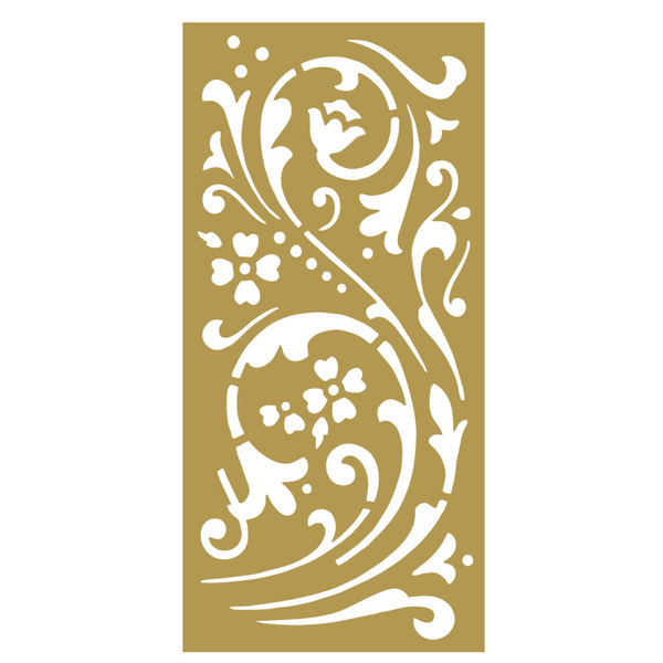 Painel Vazado Divisória Mdf Marselha Crú - 1 80x2 60m