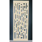 Painel Vazado Divisória Mdf Mikonos Crú - 0 90x2 70m