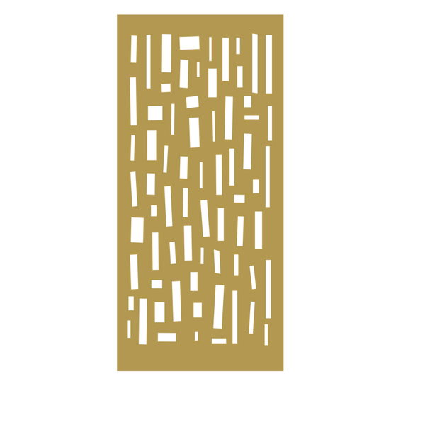 Painel Vazado Divisória Mdf Mikonos Crú - 1 20x2 40m