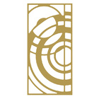 Painel Vazado Divisória Mdf Milão Crú - 0 60x2 70m