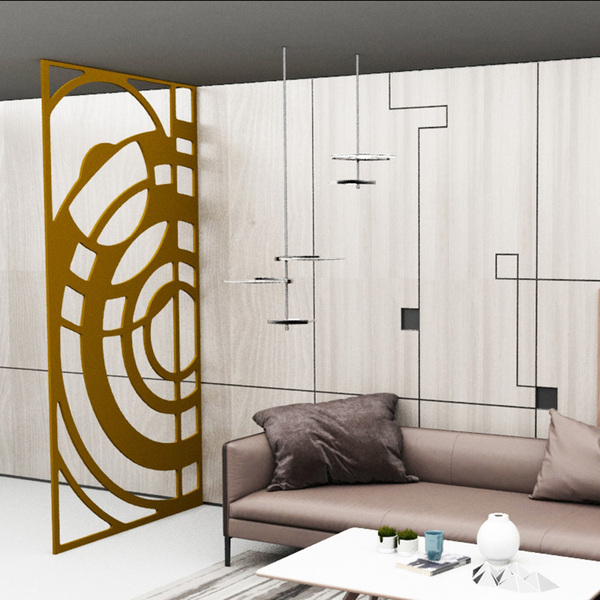 Painel Vazado Divisória Mdf Milão Crú - 1 80x2 40m