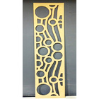 Painel Vazado Divisória Mdf Nairóbi Crú - 1 20x2 40m