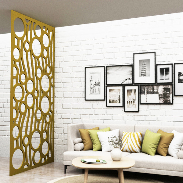 Painel Vazado Divisória Mdf Nairóbi Crú - 1 20x2 70m