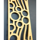 Painel Vazado Divisória Mdf Nairóbi Crú - 1 80x2 40m