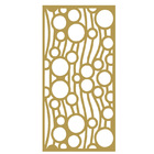 Painel Vazado Divisória Mdf Nairóbi Crú - 1 80x2 40m