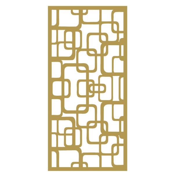 Painel Vazado Divisória Mdf Napoli Crú - 1 80x2 40m