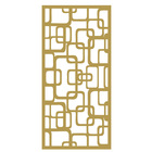 Painel Vazado Divisória Mdf Napoli Crú - 1 80x2 60m