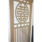 Painel Vazado Divisória Mdf Pequim Crú - 0 90x2 60m