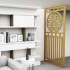 Painel Vazado Divisória Mdf Pequim Crú - 1 80x2 60m