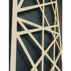 Painel Vazado Divisória Mdf Roma Crú - 0 60x2 20m