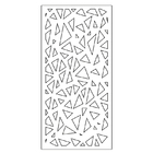 Painel Vazado Divisória Mdf Santorini Branco - 0 90x2 70m