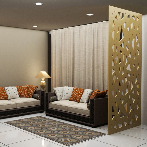 Painel Vazado Divisória Mdf Santorini Crú - 1 80x2 60m