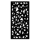 Painel Vazado Divisória Mdf Santorini Preto - 1 80x2 70m