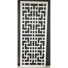 Painel Vazado Divisória Mdf Shangai Branco - 0 90x2 20m