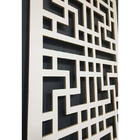 Painel Vazado Divisória Mdf Shangai Branco - 1 80x2 70m