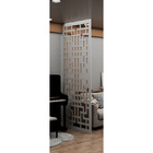 Painel Vazado Divisória Mdf Shangai Branco - 1 80x2 70m