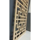 Painel Vazado Divisória Mdf Shangai Crú - 0 60x2 20m