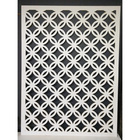 Painel Vazado Divisória Mdf Valência Branco - 0 60x2 40m