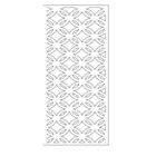 Painel Vazado Divisória Mdf Valência Branco - 0 60x2 40m