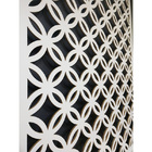 Painel Vazado Divisória Mdf Valência Branco - 0 90x2 40m