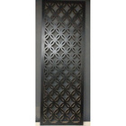 Painel Vazado Divisória Mdf Valência Preto - 0 60x2 60m