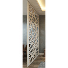 Painel Vazado Divisória Mdf Veneza Branco - 1 80x2 70m