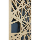 Painel Vazado Divisória Mdf Veneza Crú - 1 20x2 20m