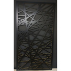 Painel Vazado Divisória Mdf Veneza Preto - 0 90x2 40m