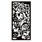 Painel Vazado Divisória Mdf Waimea Preto - 0 60x2 40m