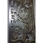 Painel Vazado Divisória Mdf Waimea Preto - 0 60x2 60m