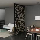 Painel Vazado Divisória Mdf Waimea Preto - 0 60x2 70m