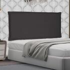 Painel Veneza Suede Preto Casal - Spezzia