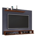 Painel Vênus 1.30 Chumbo/canela – Carmolar Móveis