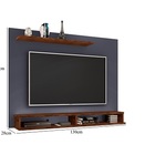 Painel Vênus 1.30 Chumbo/canela – Carmolar Móveis