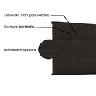 Painel Verona Para Cama Box Solteiro 90 Cm Corino S04 - D'ros