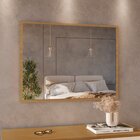 Painel Versátil Para Tv Até 32 Polegadas Com Espelho Carvalho